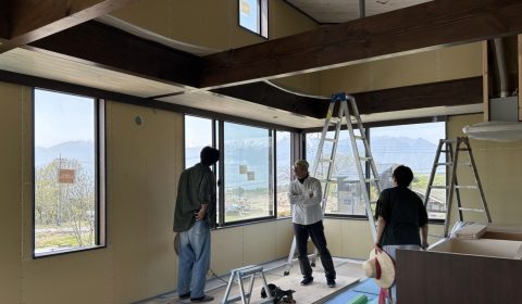 塗装工事　ーチョコレートブラウンー