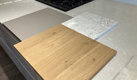 突板カウンター