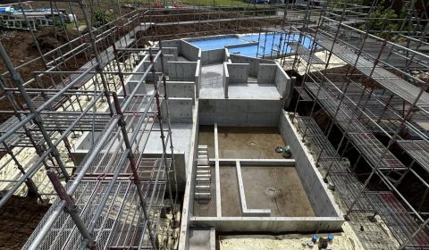 基礎工事完了