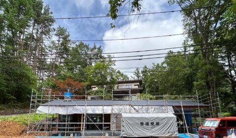 屋根葺き完了