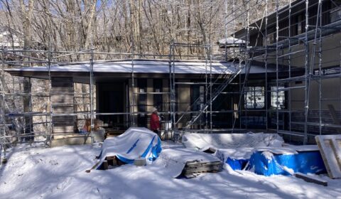 続・外壁タイル張り