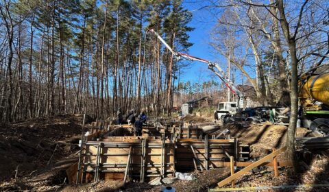 コンクリート打設