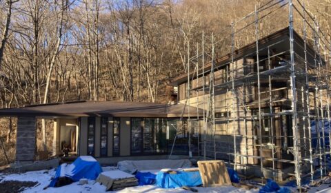 外観デザイン　ー水平ラインの強調ー