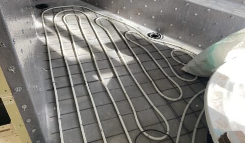 蓄熱式床暖房　ー熱を蓄えるー